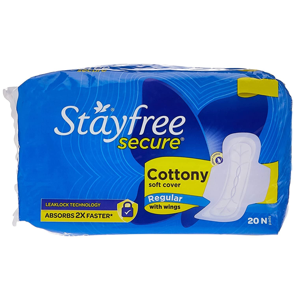 STAYFREE Secure Cottony Soft With Wings