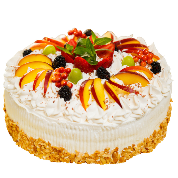 Butterscotch fruit Round Cake