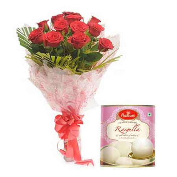 Rose Bouquet with 1 kg Ragula