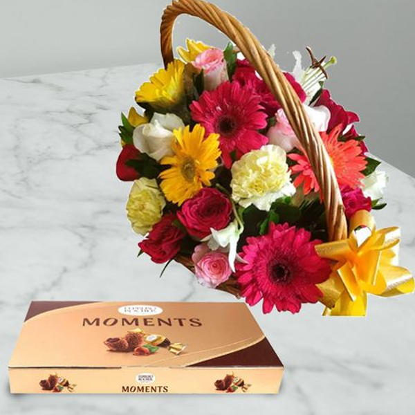 Ferro Rocher box With flower Basket