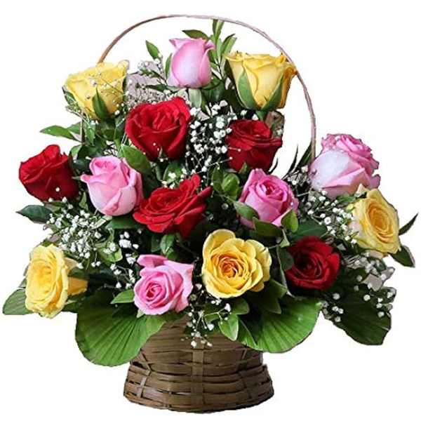 Mix flower basket